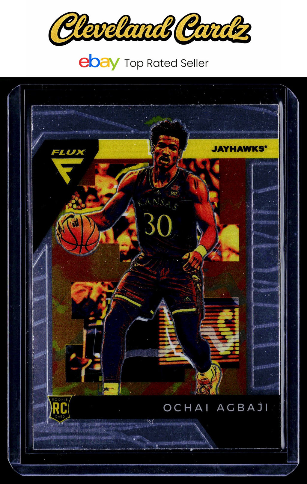 2022 Panini Chronicles Draft Picks #12 Ochai Agbaji Flux