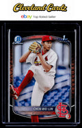 2025 Bowman #BCP-141 Chen-Wei Lin Chrome Prospects Reptilian Refractor