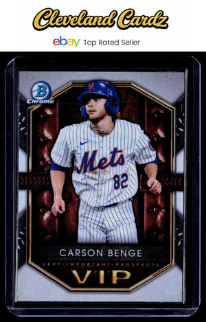 2025 Bowman #VIP-17 Carson Benge Very Important Prospects