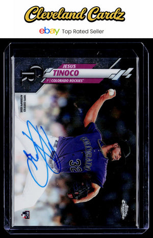2020 Topps Chrome #RA-JT Jesus Tinoco Rookie Autographs RC