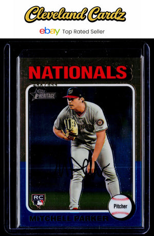 2024 Topps Heritage #693 Mitchell Parker Chrome #/699