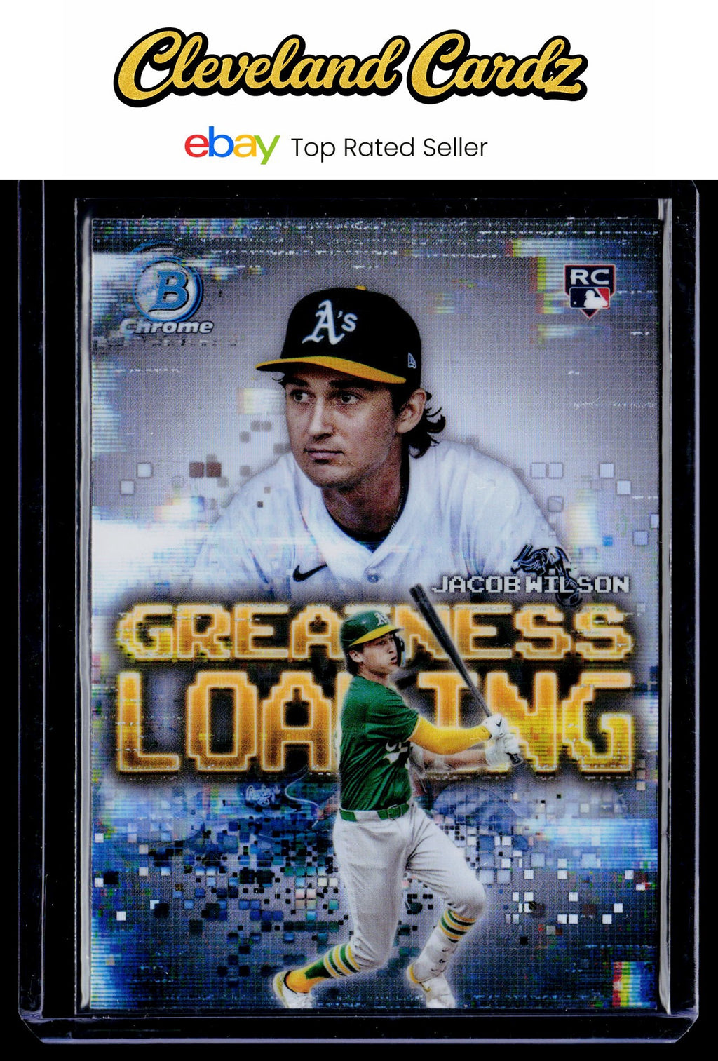 2025 Bowman #GL-16 Jacob Wilson Greatness Loading Refractor RC