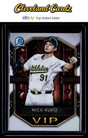 2025 Bowman #VIP-2 Nick Kurtz Very Important Prospects Refractor