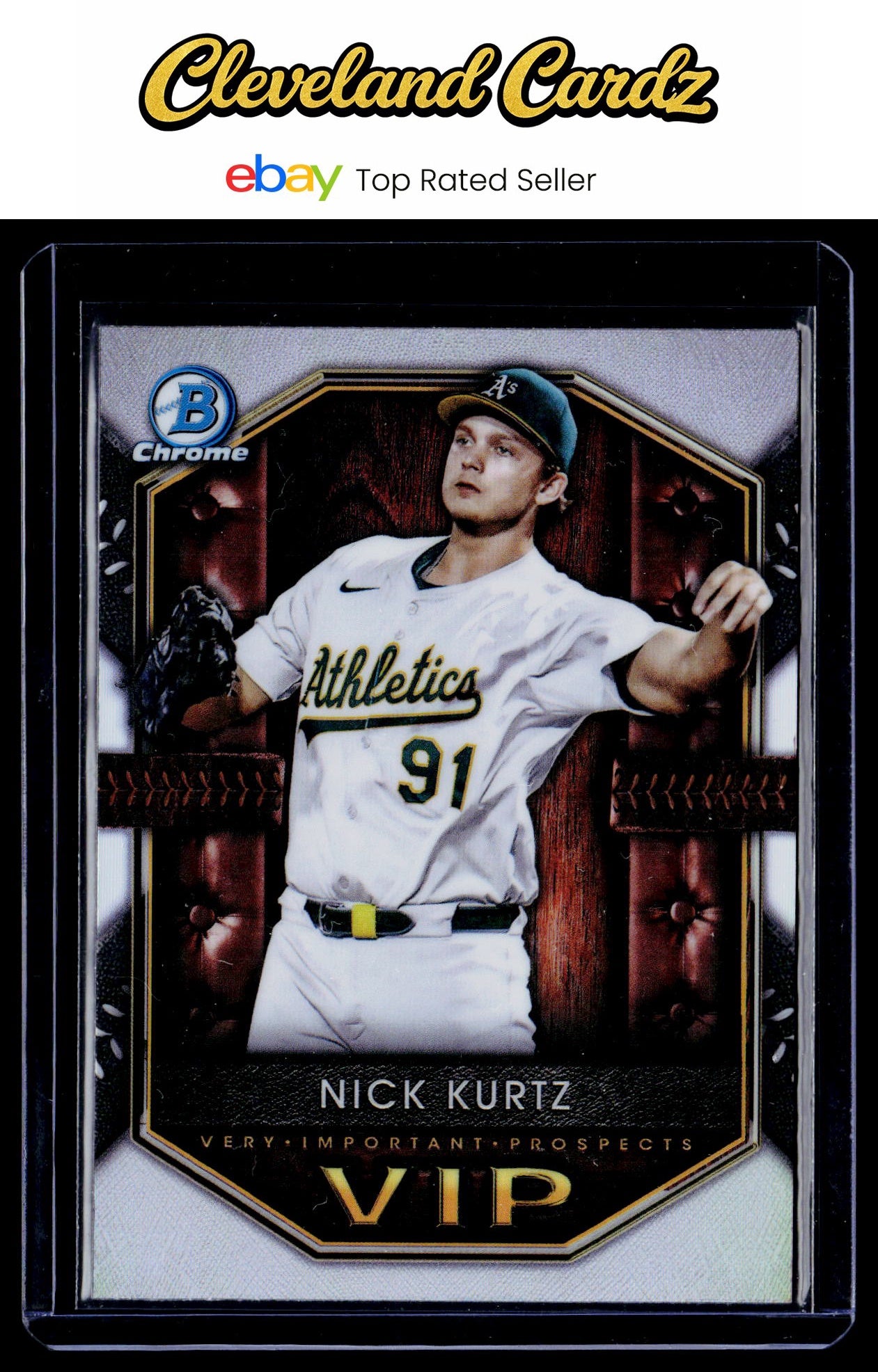 2025 Bowman #VIP-2 Nick Kurtz Very Important Prospects Refractor