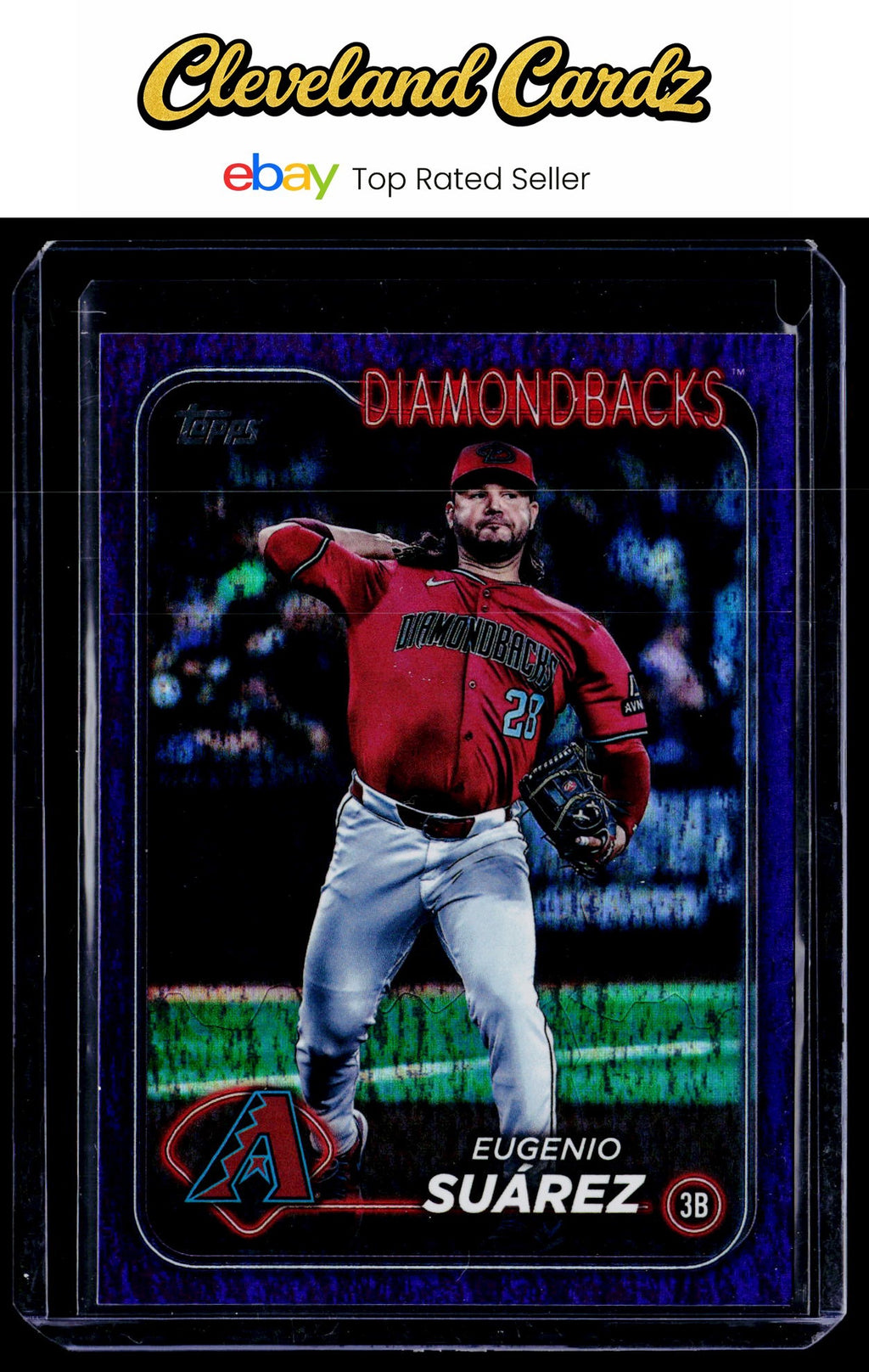 2024 Topps Update #US247 Eugenio Suárez Purple Holofoil #/799