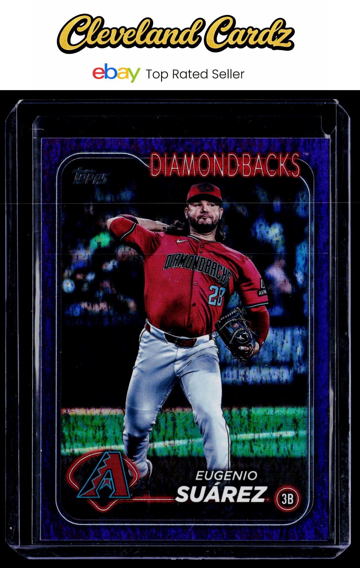 2024 Topps Update #US247 Eugenio Suárez Purple Holofoil #/799
