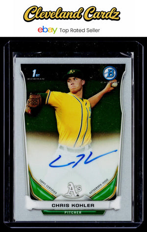 2014 Bowman #BCAP-CK Chris Kohler Chrome Prospect Autographs