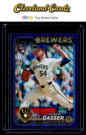 2024 Topps Update #US119 Robert Gasser Purple Holofoil #/799 RC