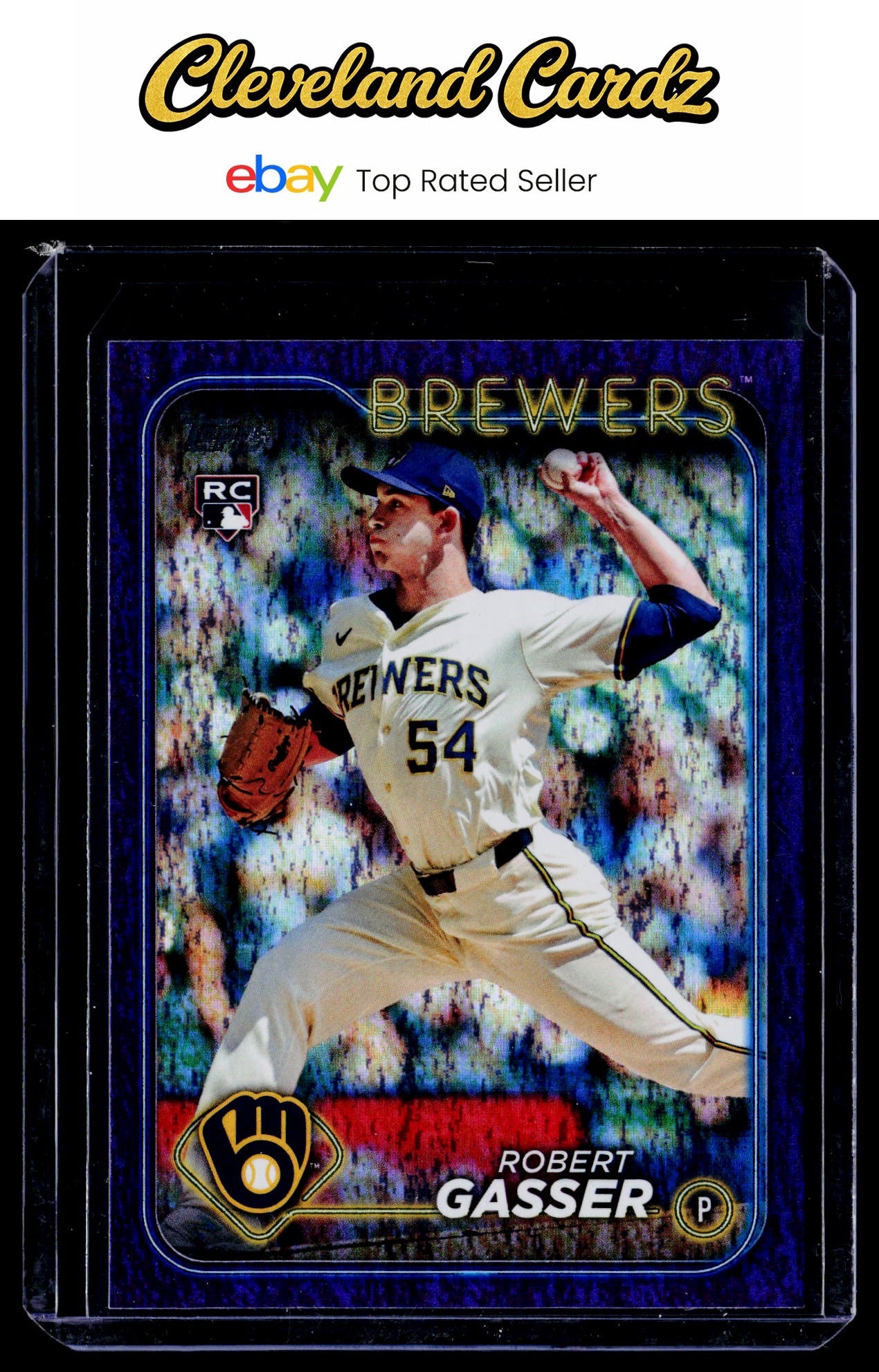 2024 Topps Update #US119 Robert Gasser Purple Holofoil #/799 RC