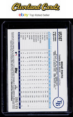 2024 Topps Update #US107 René Pinto Red Crackle Foilboard #/199