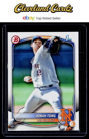 2025 Bowman #BP-105 Jonah Tong Prospects