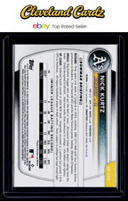 2025 Bowman #BP-114 Nick Kurtz Prospects