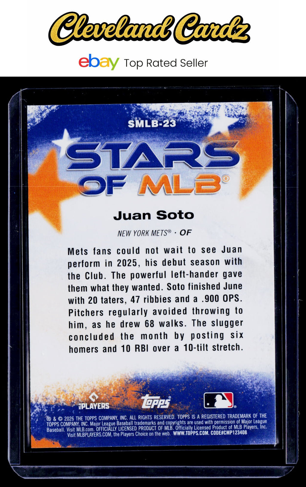 2026 Topps #SMLB-23 Juan Soto Stars of MLB