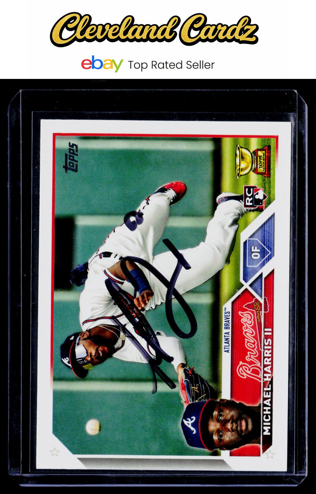 2023 Topps #226 Michael Harris II IP On Card Auto RC
