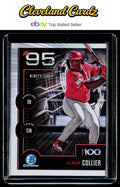 2025 Bowman #BTP-95 Cam Collier Bowman Scouts Top 100 Refractor