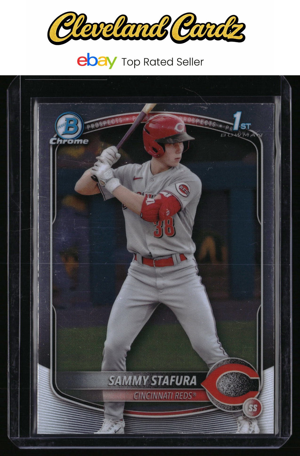 2025 Bowman #BCP-100 Sammy Stafura Chrome Prospects