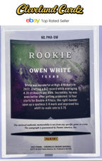 2023 Panini Origins Rookie Material Auto Blue #PMA-OW Owen White #/25 RC