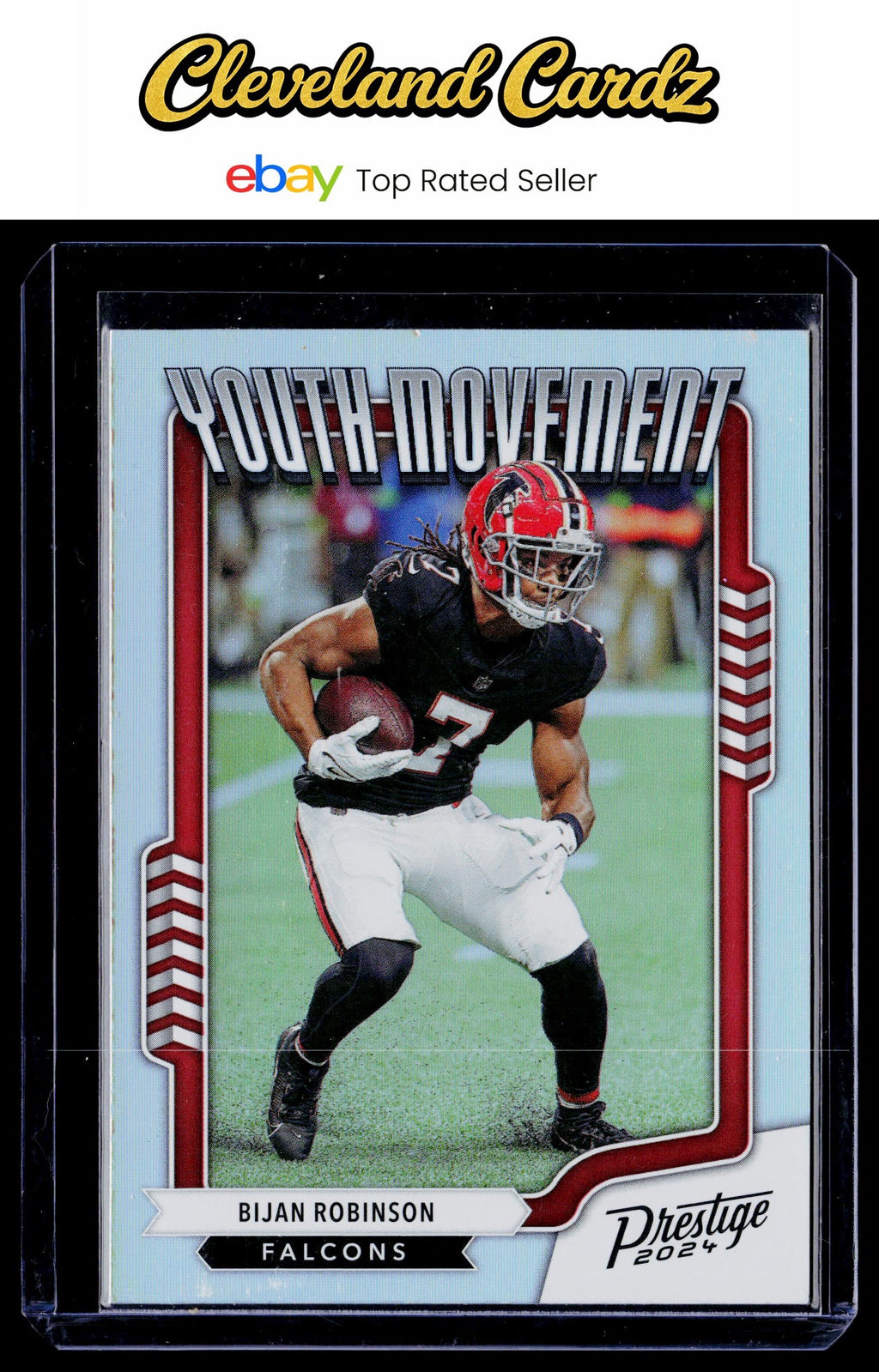 2024 Panini Prestige #YM-BRN Bijan Robinson Youth Movement Prizm