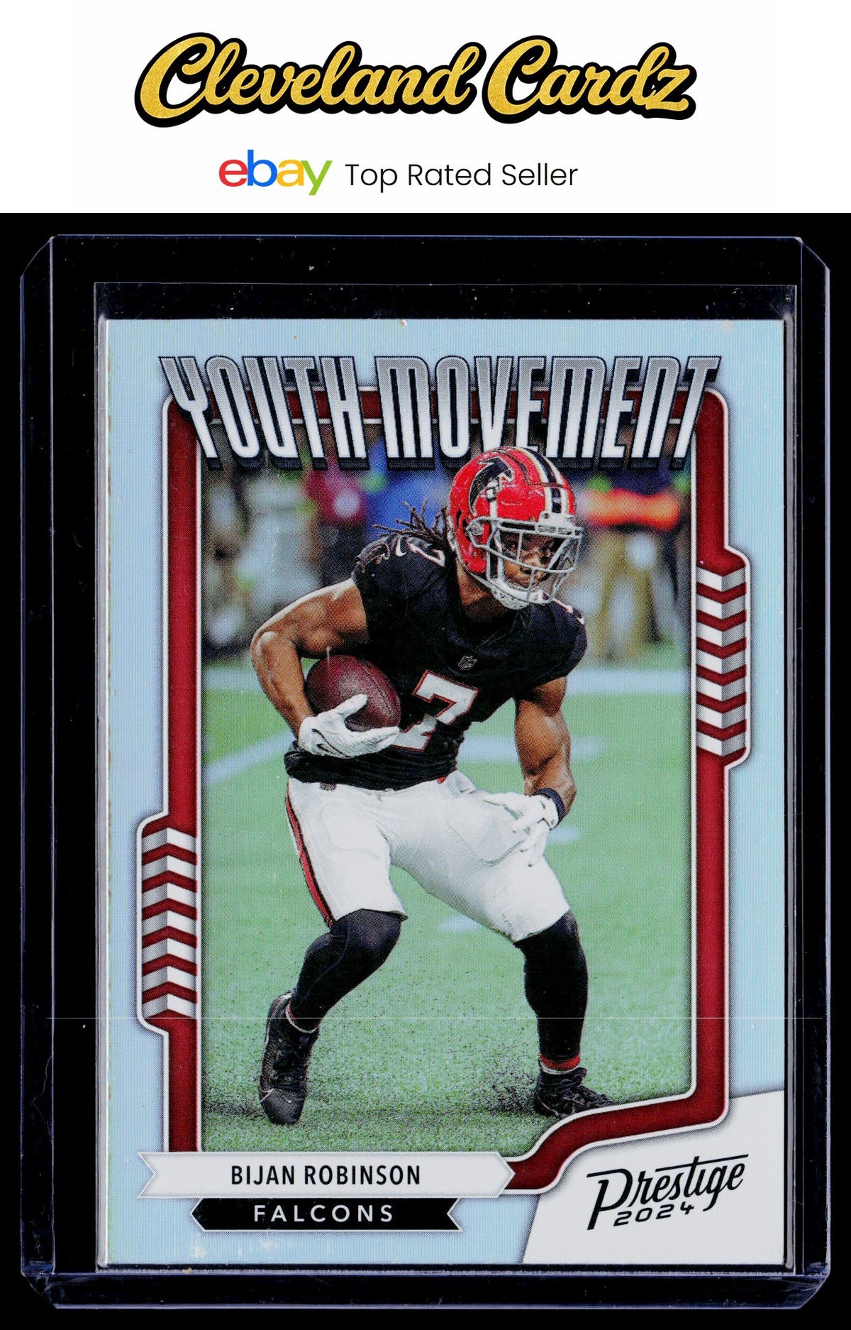 2024 Panini Prestige #YM-BRN Bijan Robinson Youth Movement Prizm