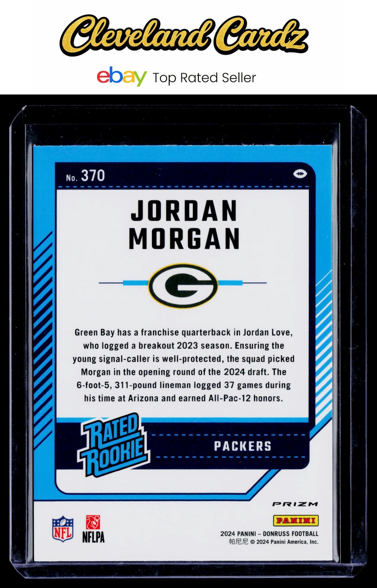 2024 Donruss #370 Jordan Morgan Optic Rated Rookies Preview Red and Green