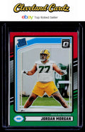 2024 Donruss #370 Jordan Morgan Optic Rated Rookies Preview Red and Green