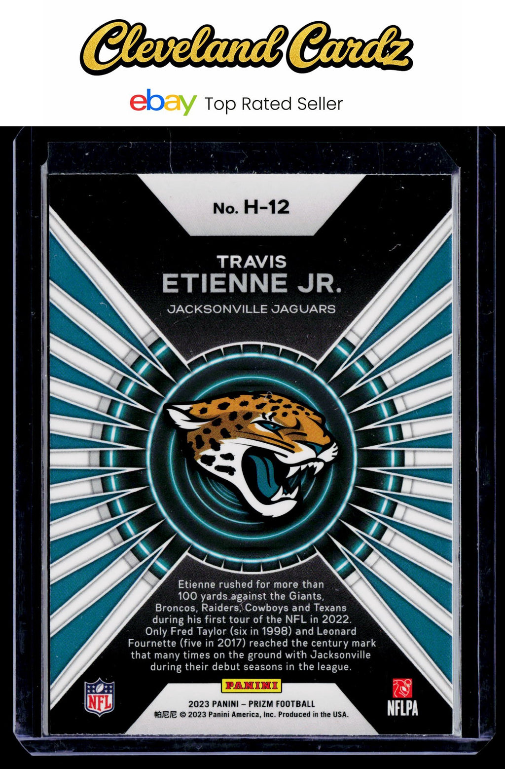 2023 Panini Prizm #H-12 Travis Etienne Jr. Hype