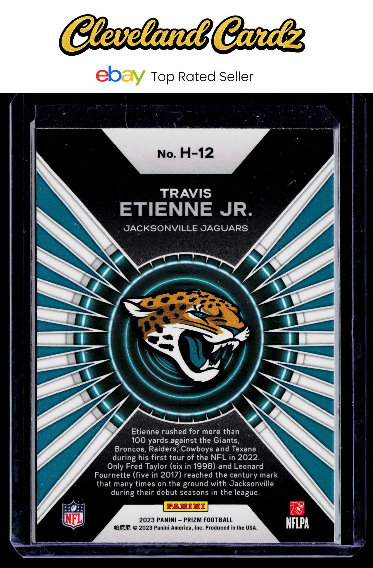 2023 Panini Prizm #H-12 Travis Etienne Jr. Hype