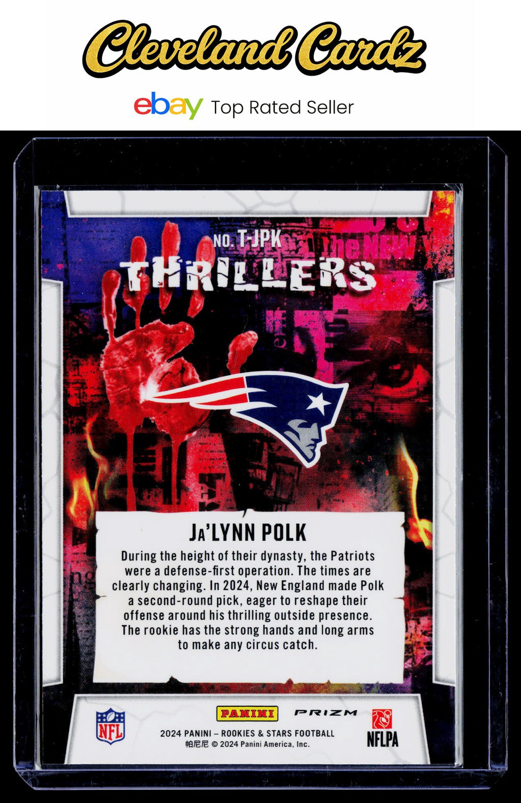 2024 Panini Rookies & Stars #T-JPK Ja'Lynn Polk Thrillers Silver Prizm RC