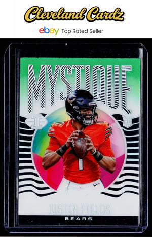 2021 Panini Illusions #MY-4 Justin Fields Mystique Emerald