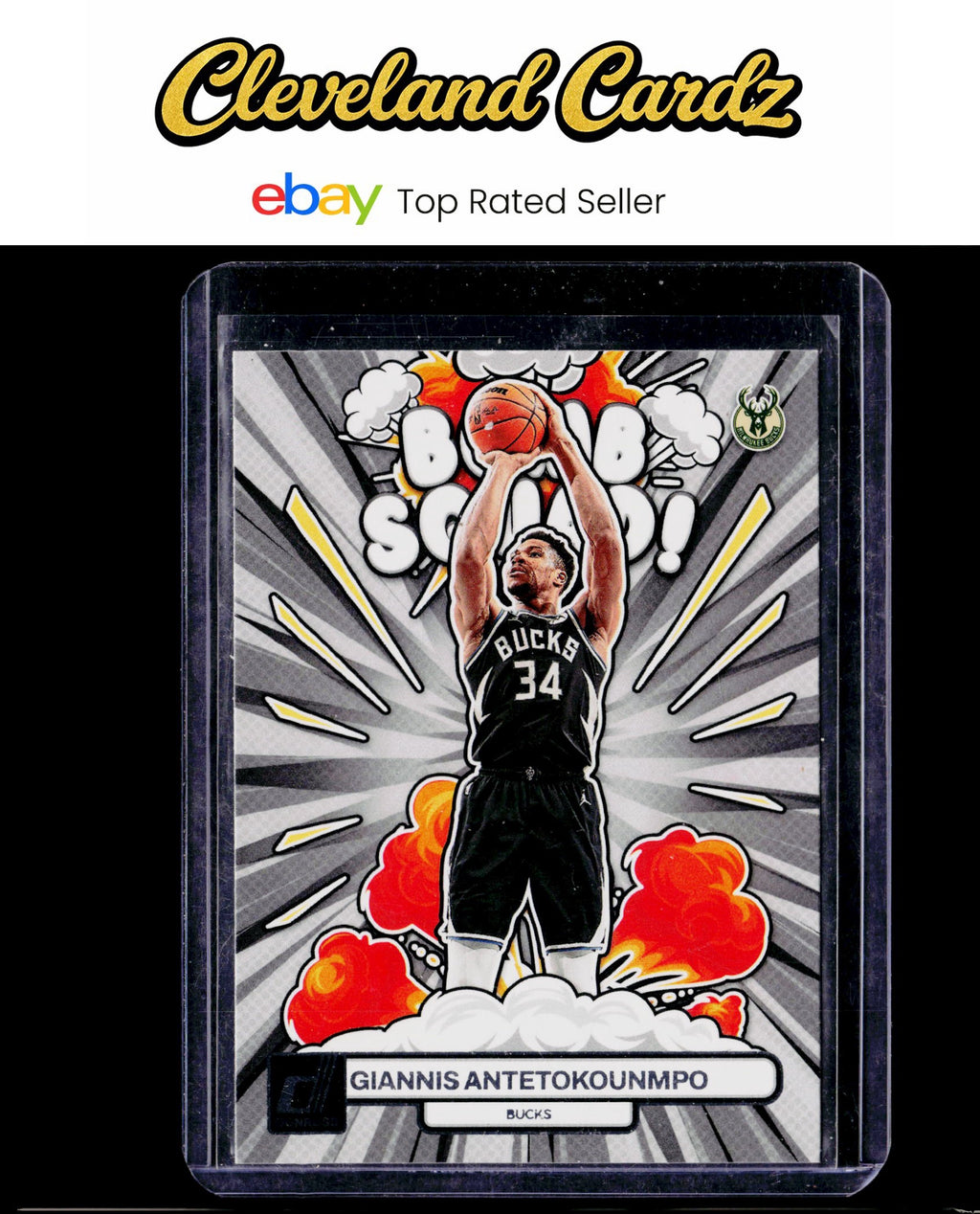 2023-24 Donruss #15 Giannis Antetokounmpo Bomb Squad