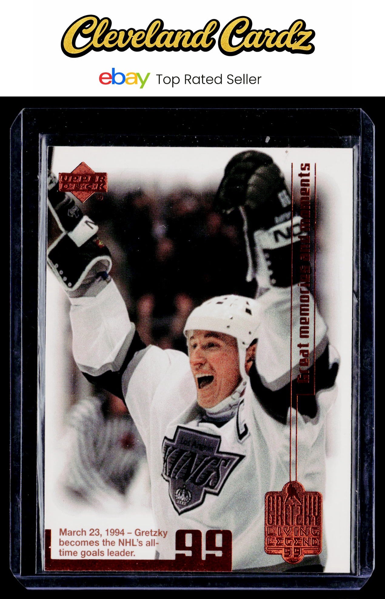 1999 Upper Deck Wayne Gretzky Living Legend #90 Wayne Gretzky