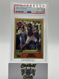 1987 Topps *TIFFANY* #20 Gary Carter PSA 8