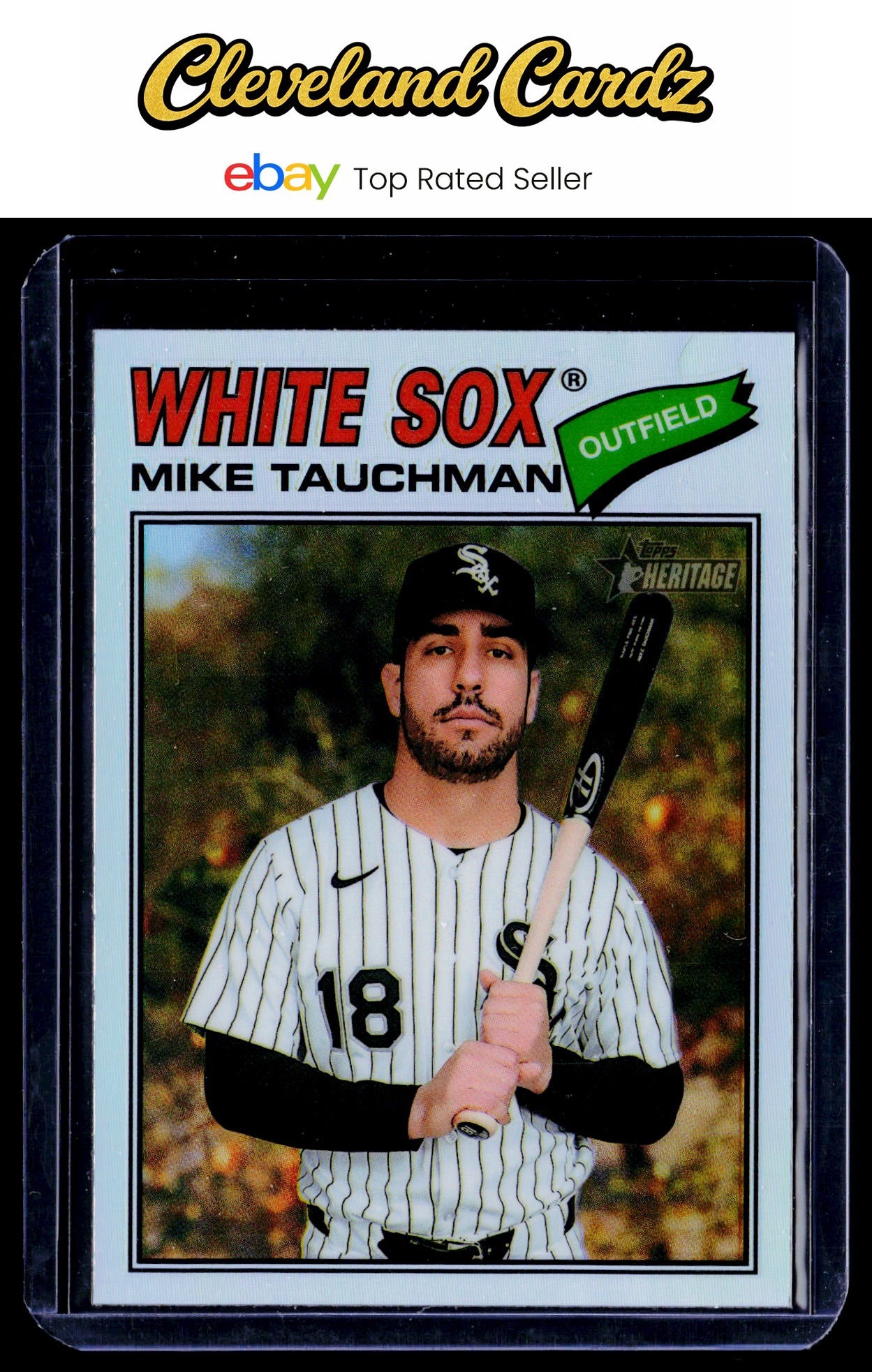 2026 Topps Heritage #90 Mike Tauchman Chrome Refractors