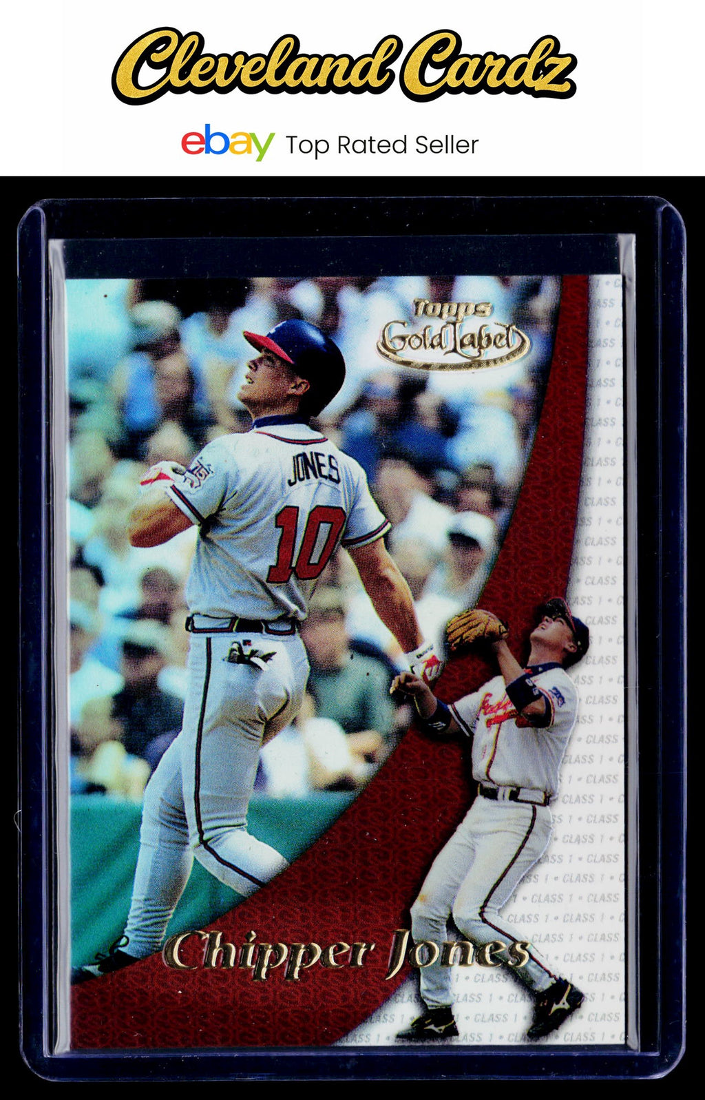 2000 Topps Gold Label #16 Chipper Jones