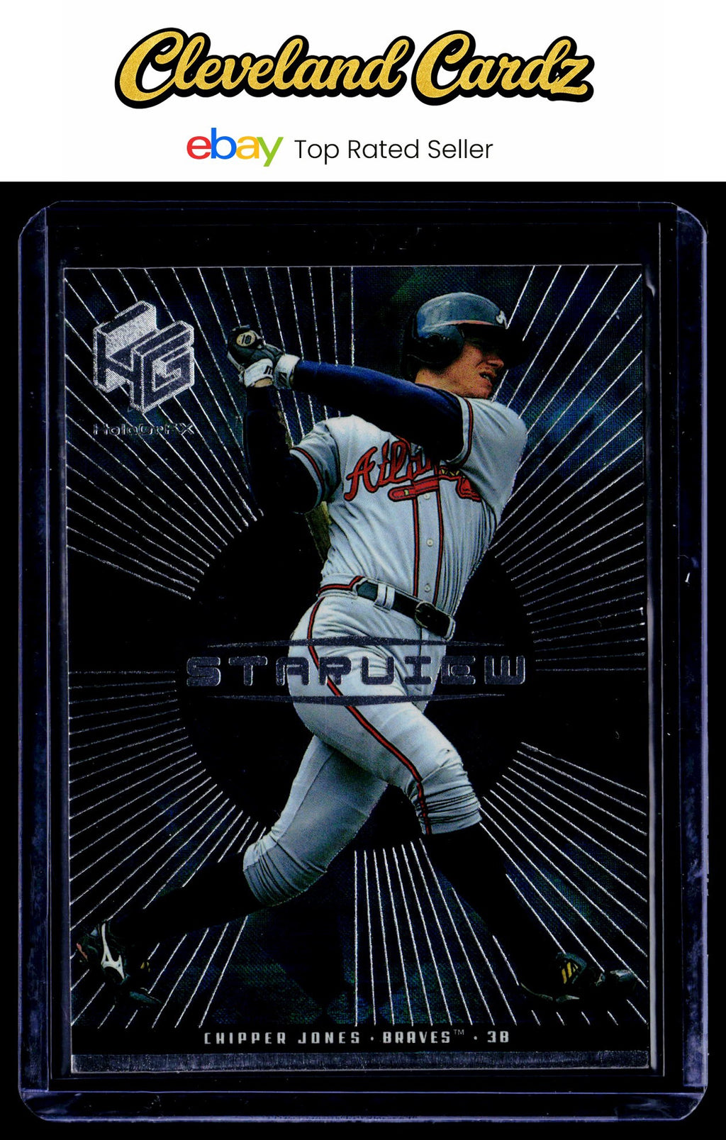 1999 Upper Deck HoloGrFX #S9 Chipper Jones StarView