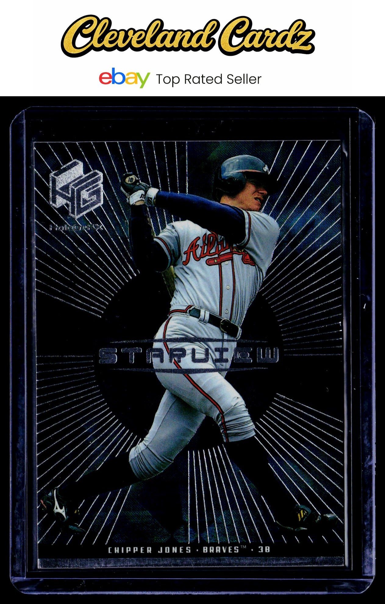 1999 Upper Deck HoloGrFX #S9 Chipper Jones StarView