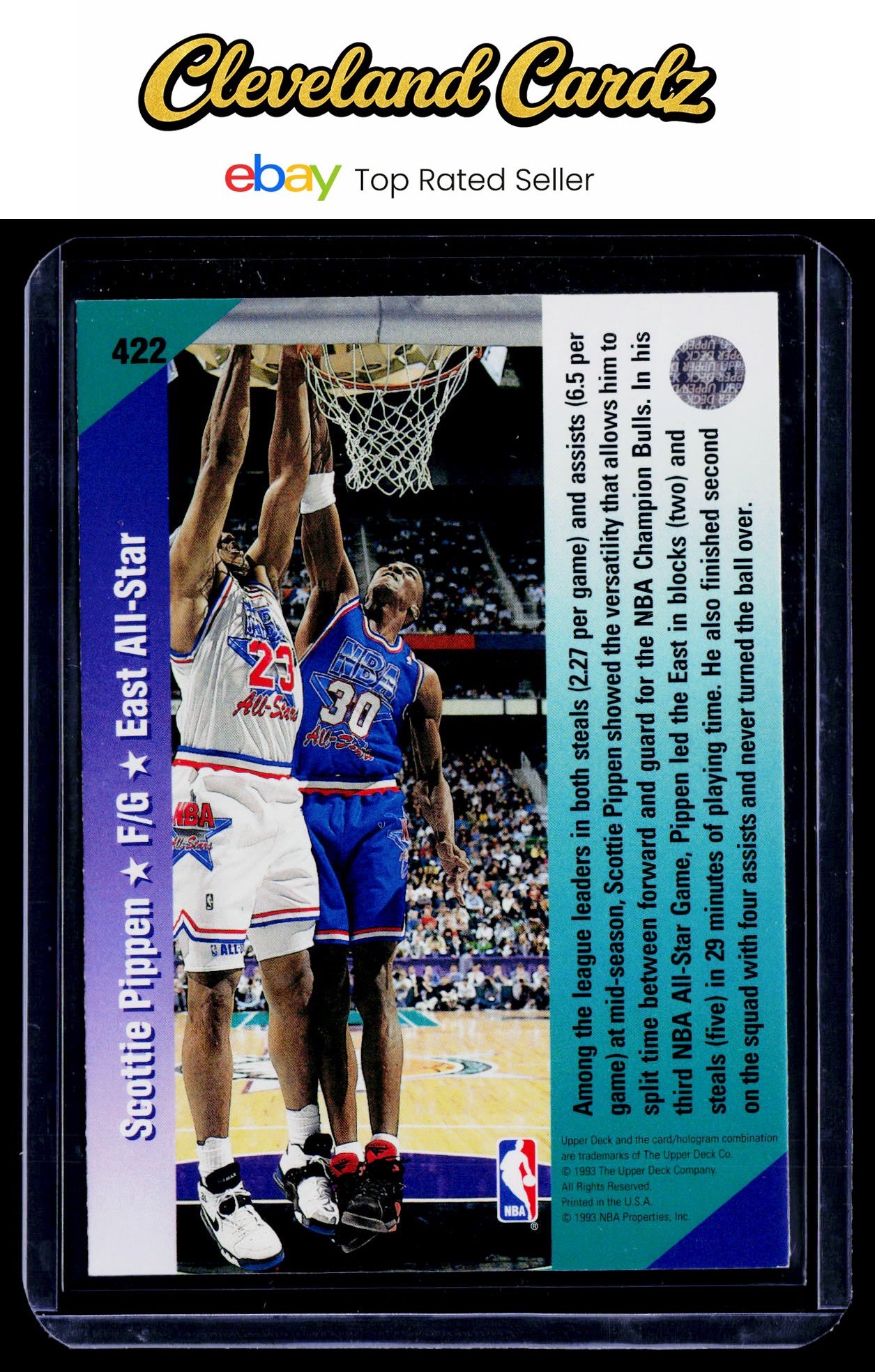 1992-93 Upper Deck #422 Scottie Pippen