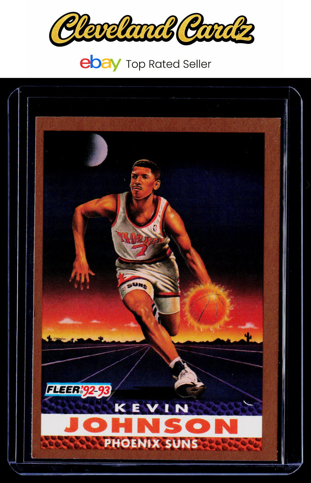 1992-93 Fleer #252 Kevin Johnson