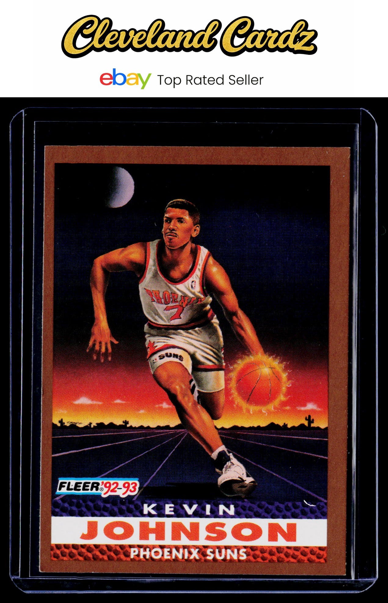 1992-93 Fleer #252 Kevin Johnson