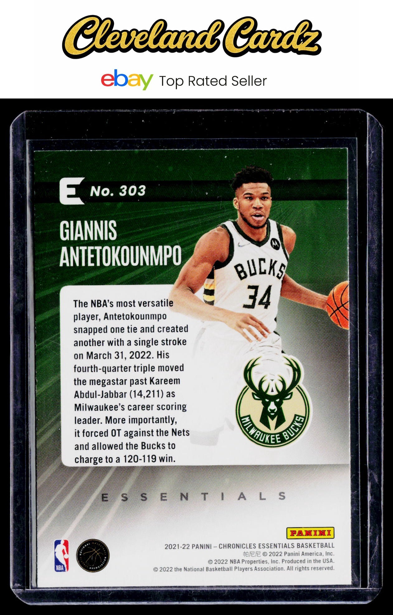 2021-22 Panini Chronicles #303 Giannis Antetokounmpo