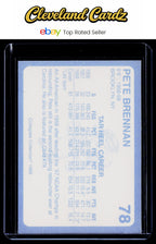 1989 Collegiate Collection North Carolina's Finest #78a Pete Brennan