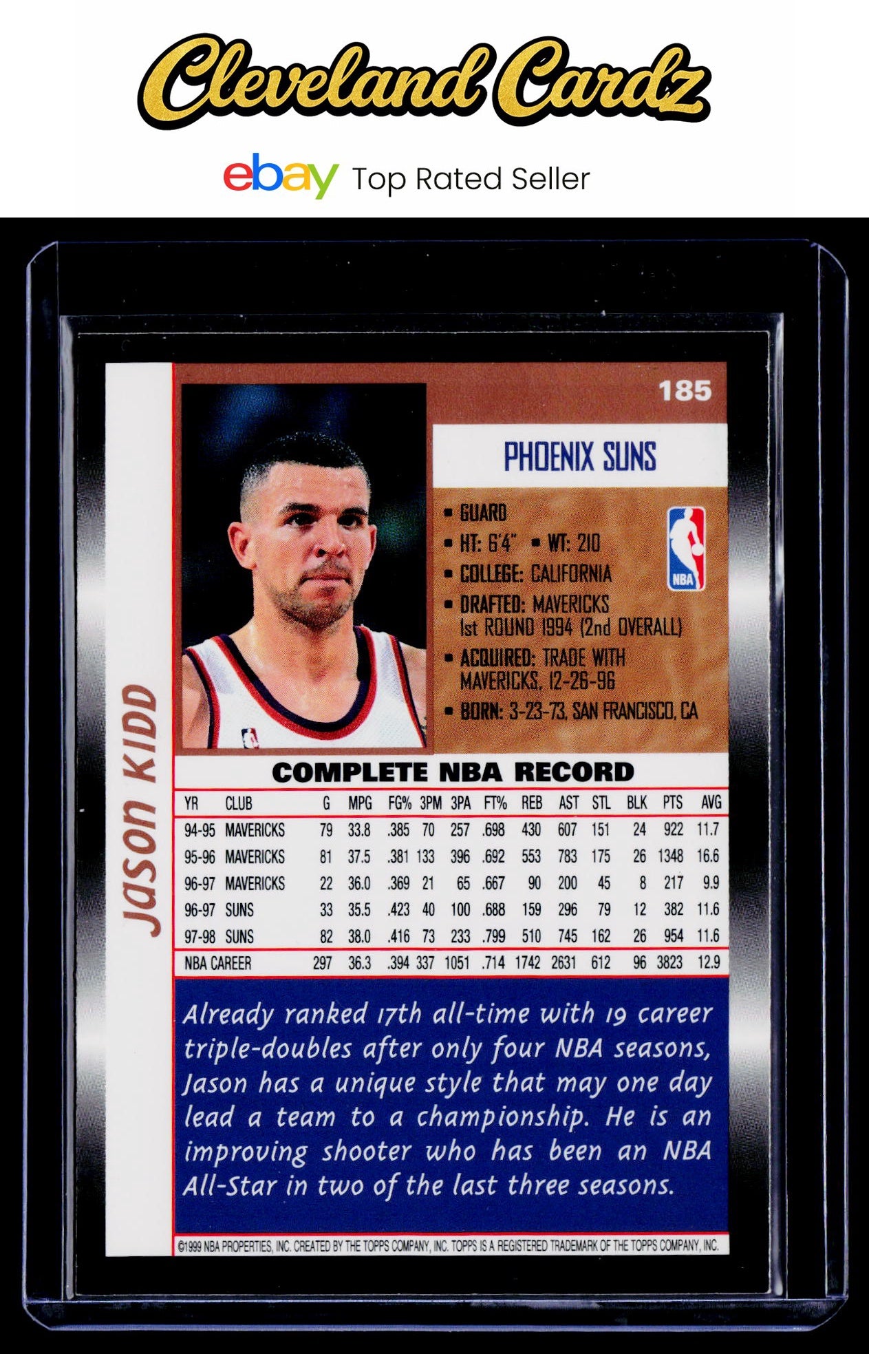 1998-99 Topps #185 Jason Kidd