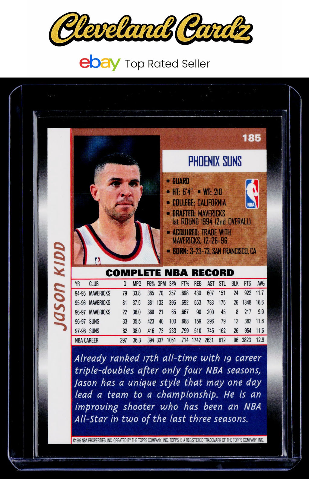 1998-99 Topps #185 Jason Kidd