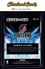 2022-23 Panini Mosaic #6 Damian Lillard Give and Go