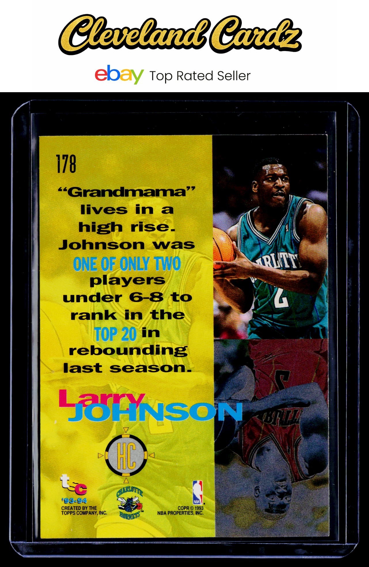 1993-94 Stadium Club #178 Larry Johnson