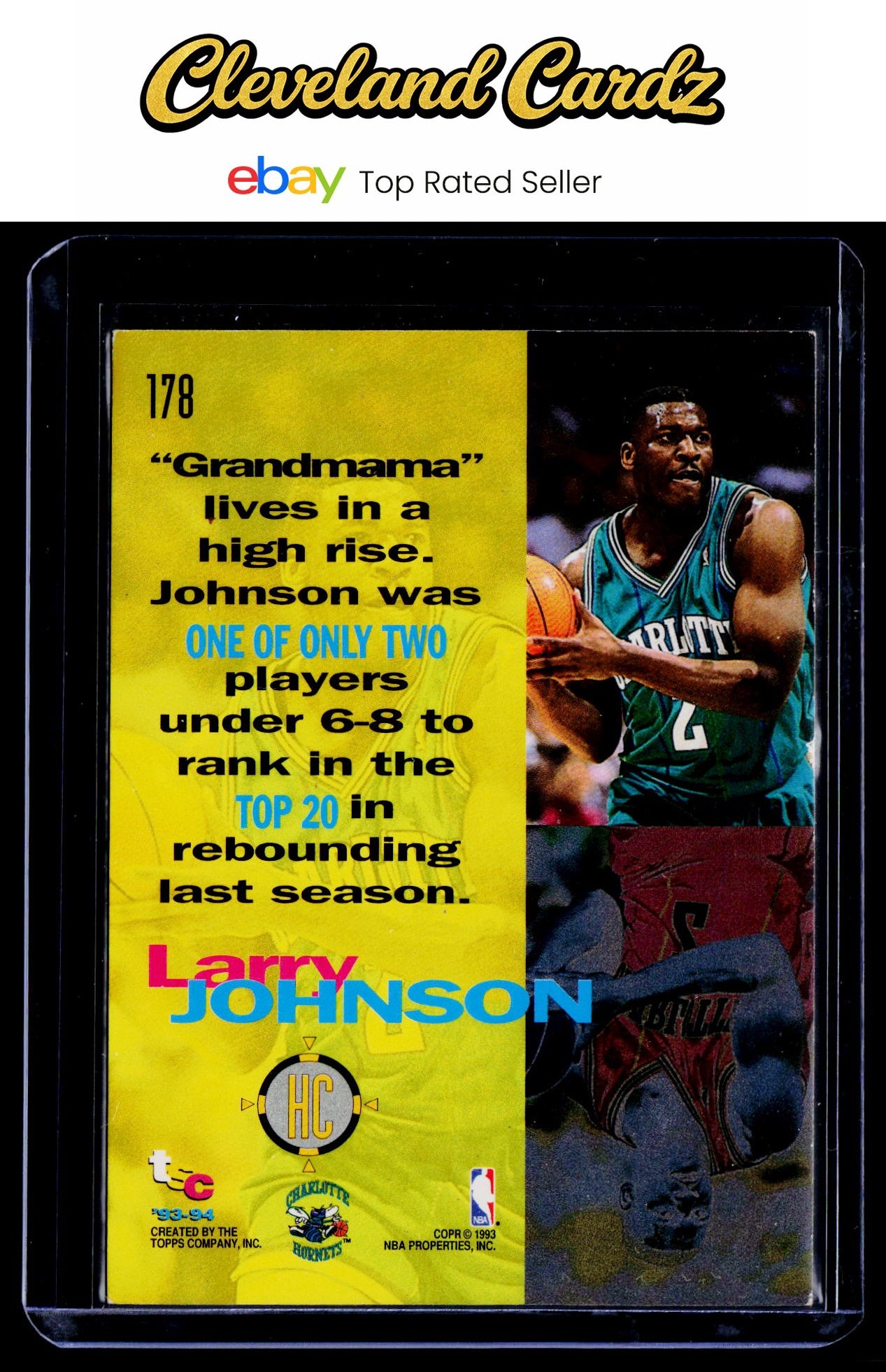 1993-94 Stadium Club #178 Larry Johnson