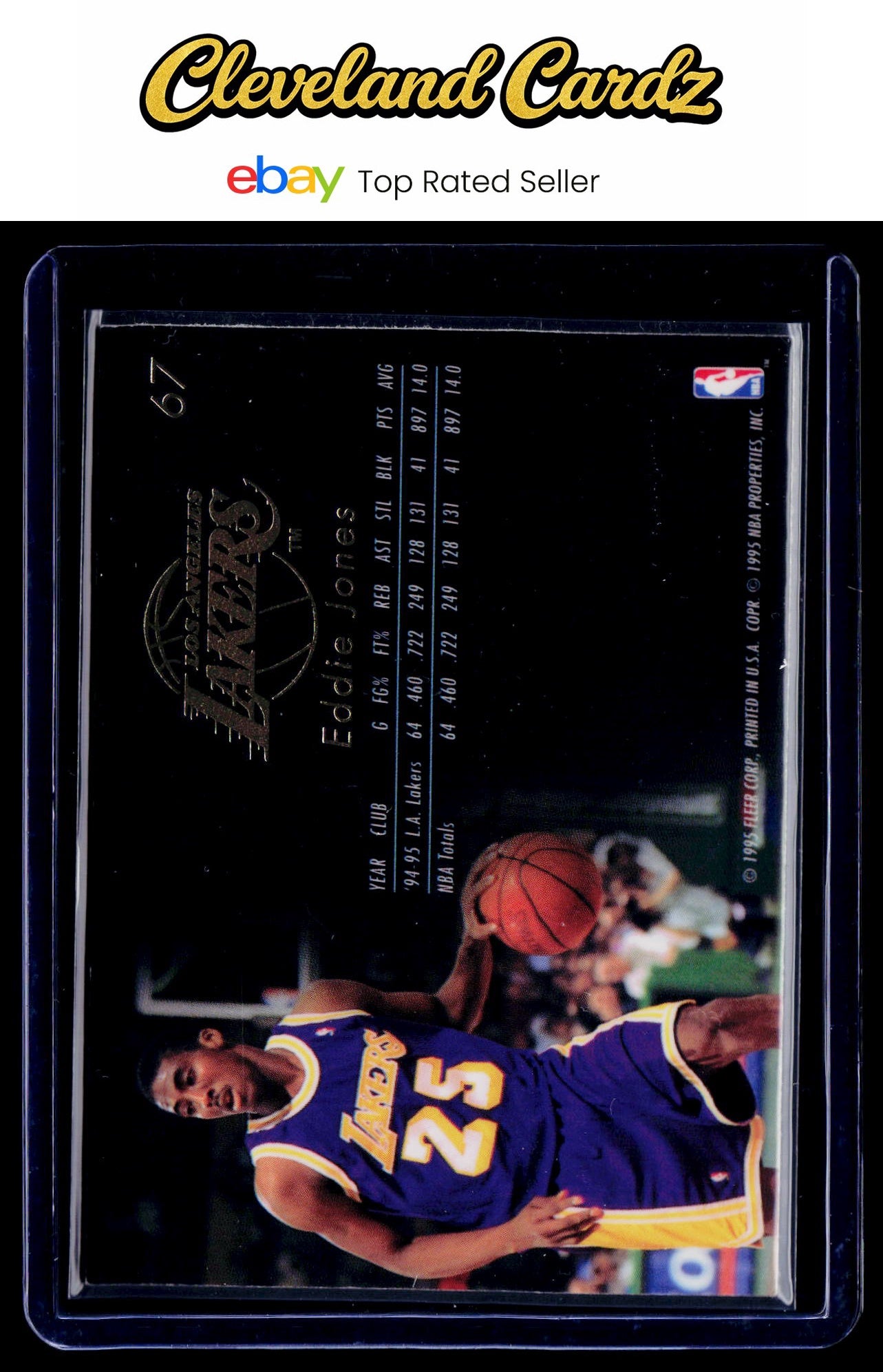 1995-96 Flair #67 Eddie Jones
