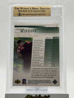 2001 Upper Deck #1 Tiger Woods BGS 9.5 Rookie Card