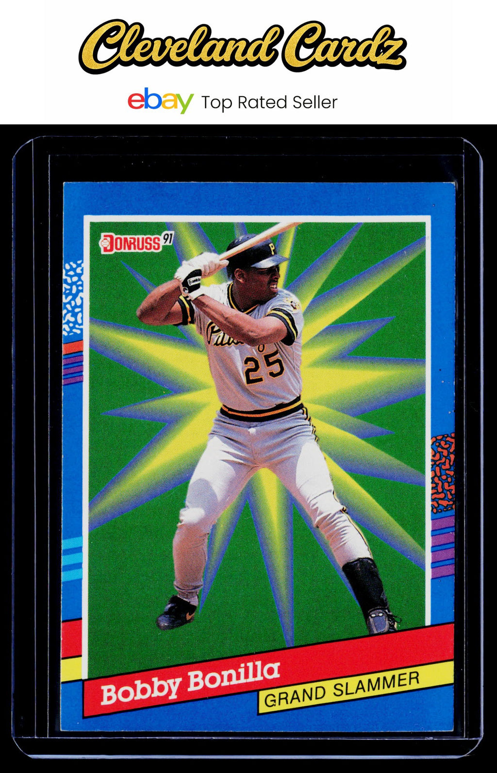 1991 Donruss #2c Bobby Bonilla Grand Slammers : Factory Set Border