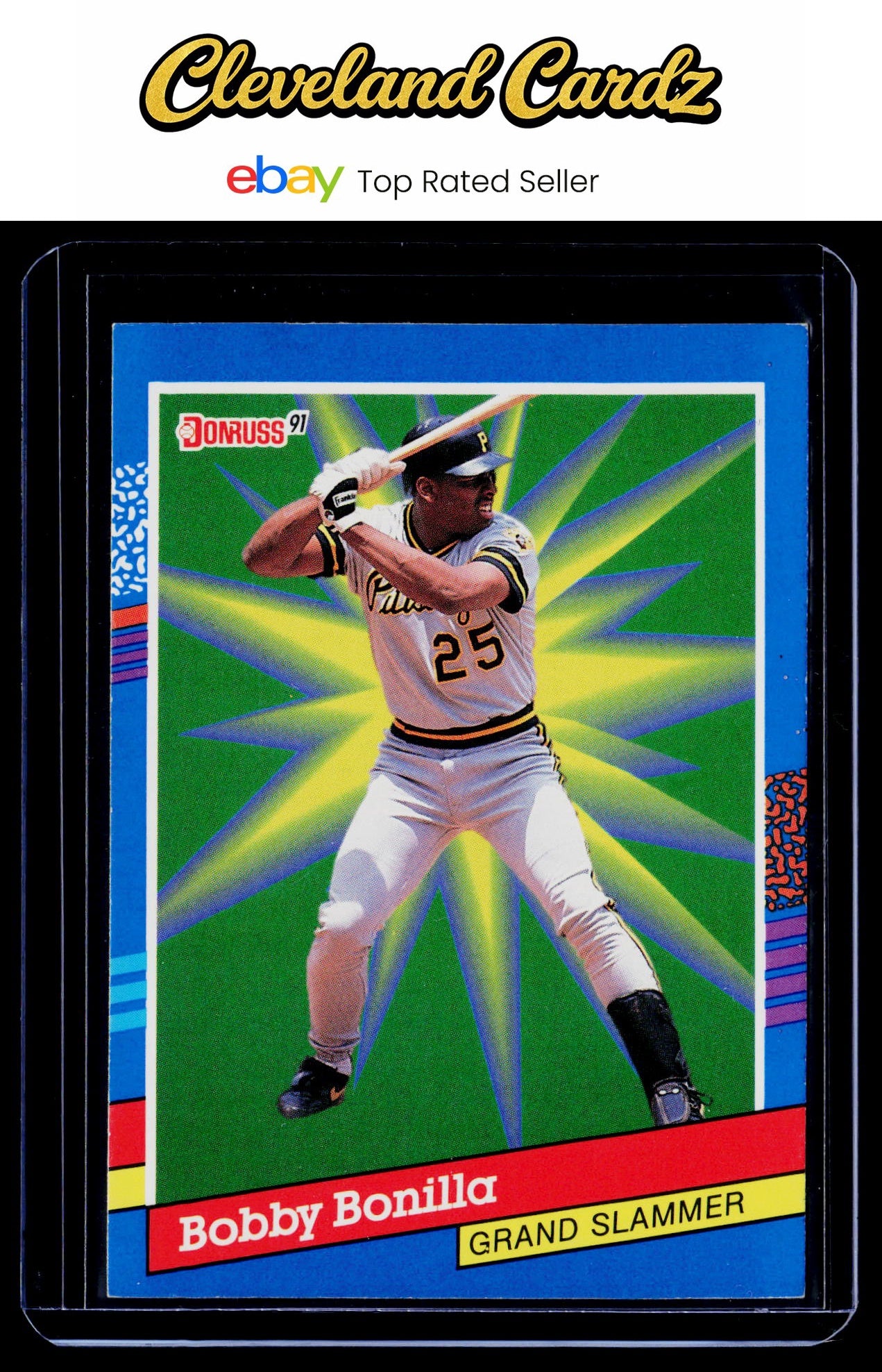 1991 Donruss #2c Bobby Bonilla Grand Slammers : Factory Set Border